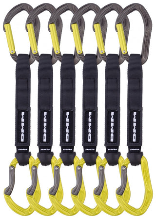 Afbeelding in Gallery-weergave laden, Alpha Sport Quickdraw (18cm) - limoen, klimsetje - 6 pack
