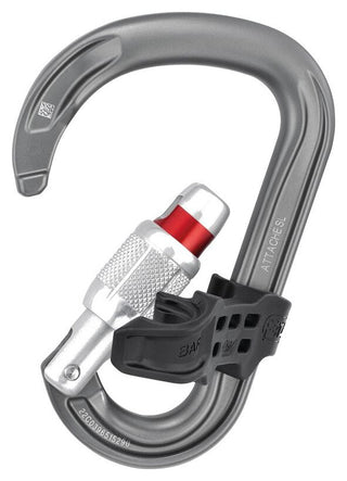 Load image into Gallery viewer, Attache Bar - gray, belay carabiner