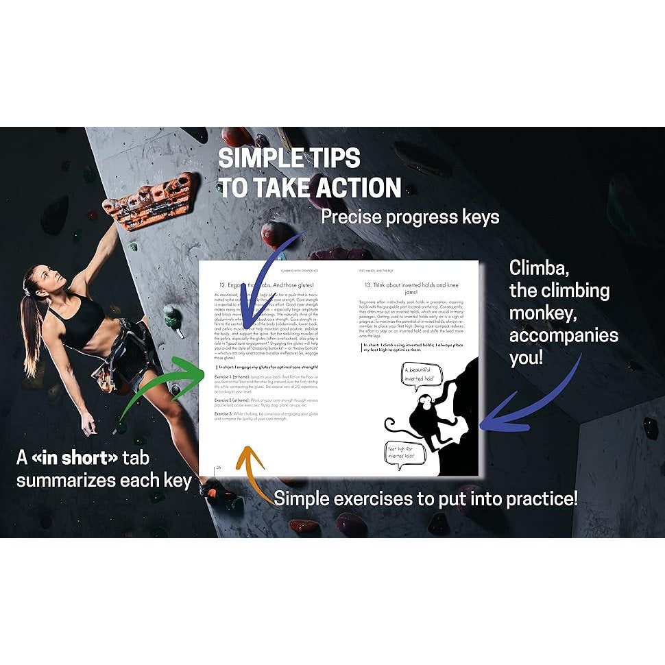 Climbing with confidence (Anglais), guide d'entrainement escalade