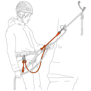 Afbeelding in Gallery-weergave laden, Dual Connect Adjust - blue, adjustable double lifeline