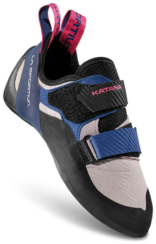Charger l'image dans la galerie, Katana Woman (2023) - blanc/bleu orage, chaussons d'escalade femmes