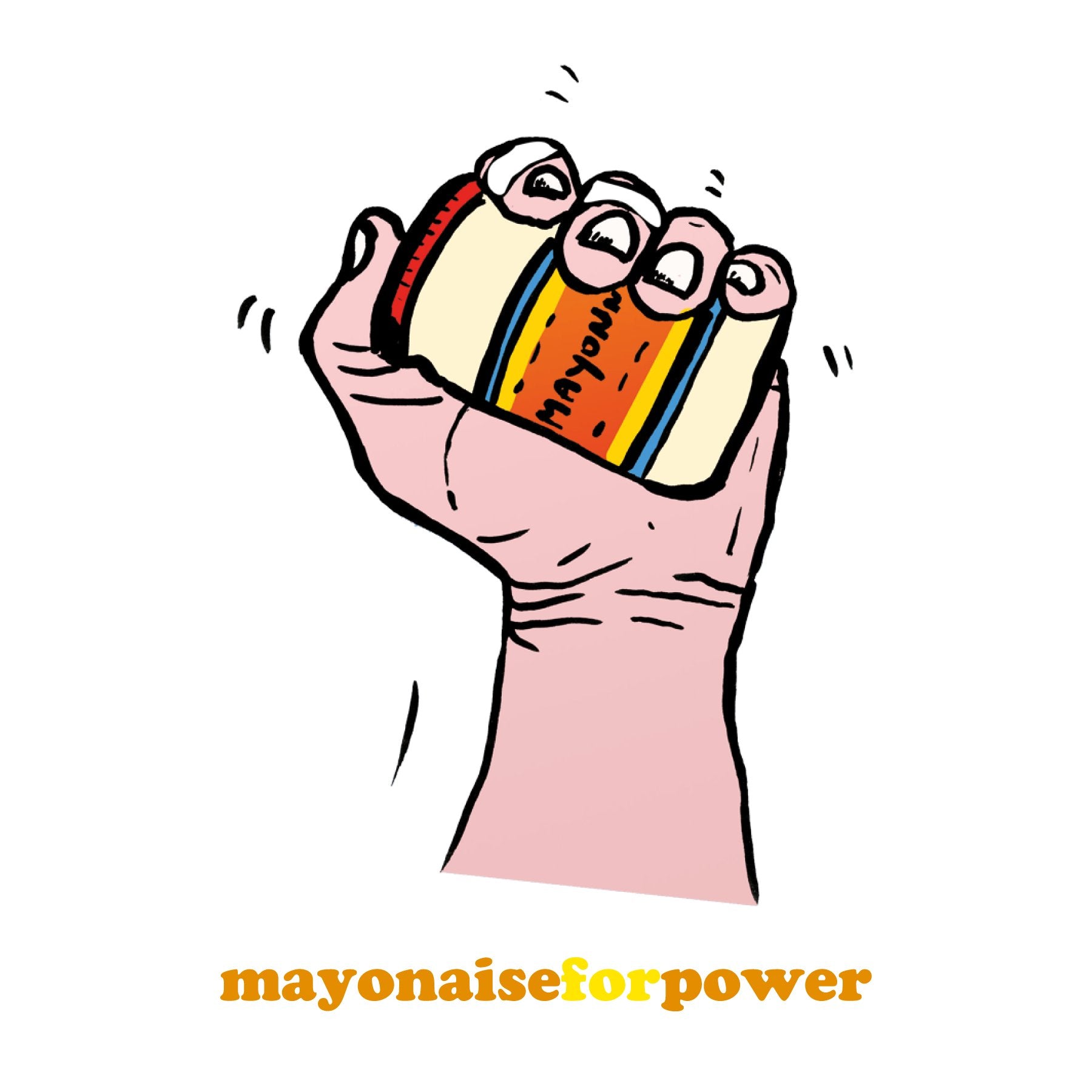 Mayonaise for Power, heren t-shirt