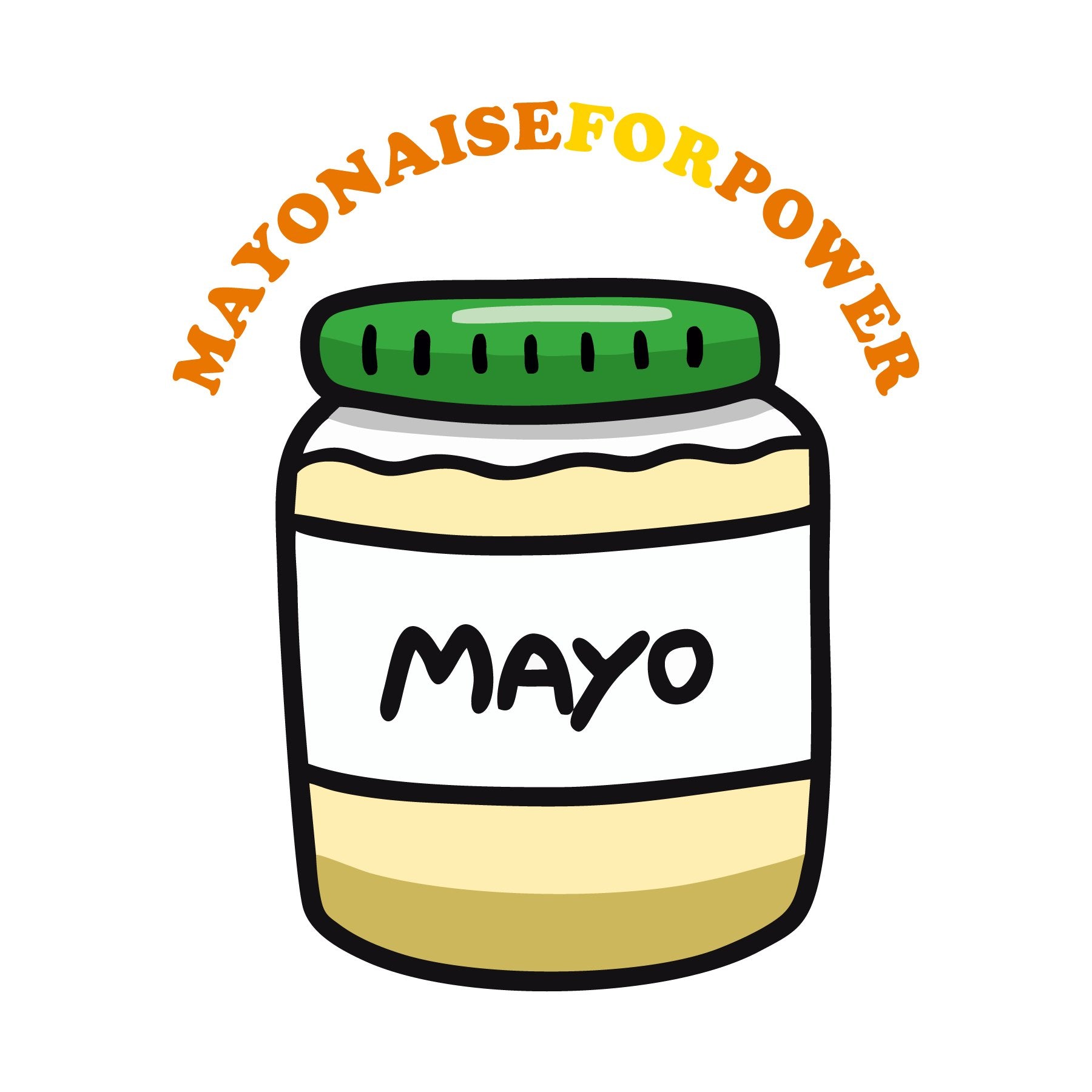 Mayonaise for Power, heren t-shirt