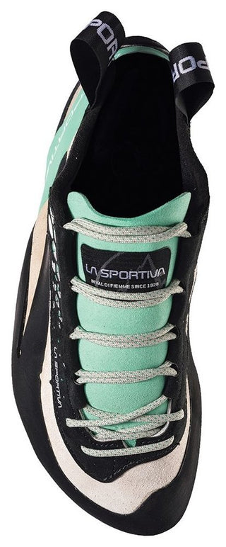 Afbeelding in Gallery-weergave laden, Miura Woman - wit/jade groen, dames klimschoenen