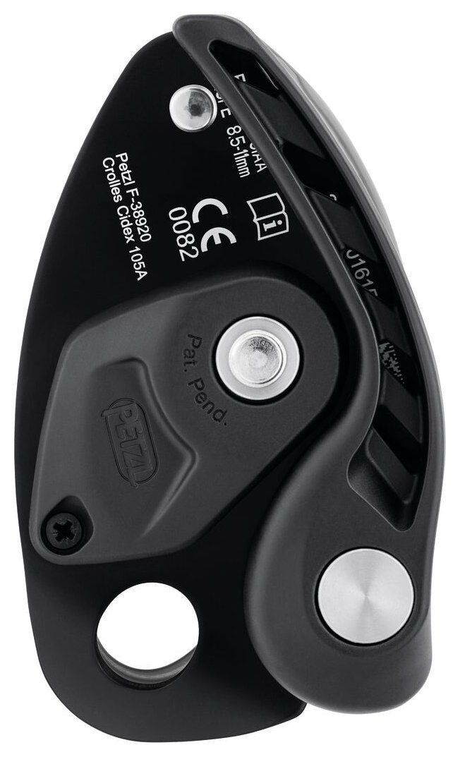 Neox Belay Kit - gris clair, assureur avec mousqueton unidirectionnel