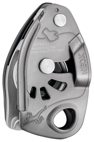 Charger l'image dans la galerie, Neox Belay Kit - gris clair, assureur avec mousqueton unidirectionnel