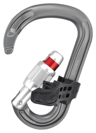 Charger l'image dans la galerie, Neox Belay Kit - gris clair, assureur avec mousqueton unidirectionnel
