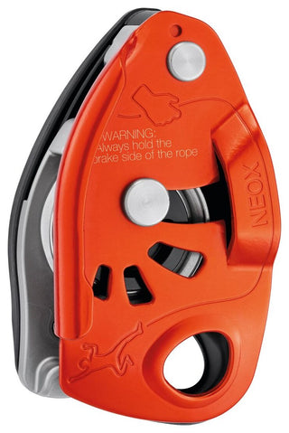 Load image into Gallery viewer, Neox Belay Pack - orange, belay device and safebiner