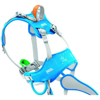 Load image into Gallery viewer, Ouistiti - blue, kid's full body climbing harness