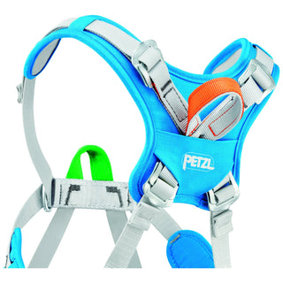 Load image into Gallery viewer, Ouistiti - blue, kid's full body climbing harness