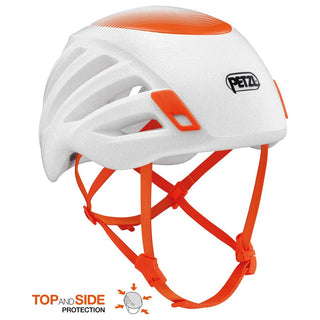 Load image into Gallery viewer, Sirocco (2024) - white/orange, climbing helmet