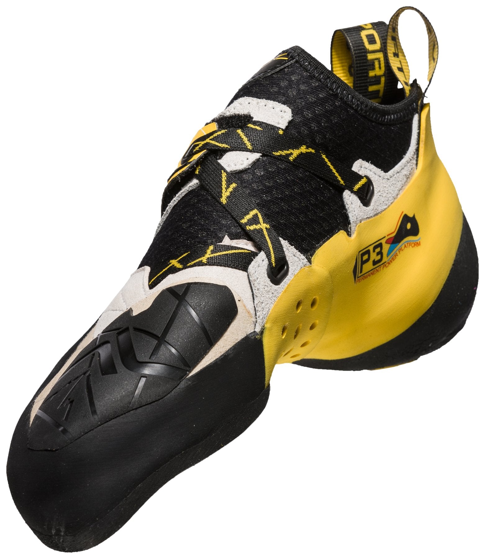 Solution - wit/geel, heren klimschoenen
