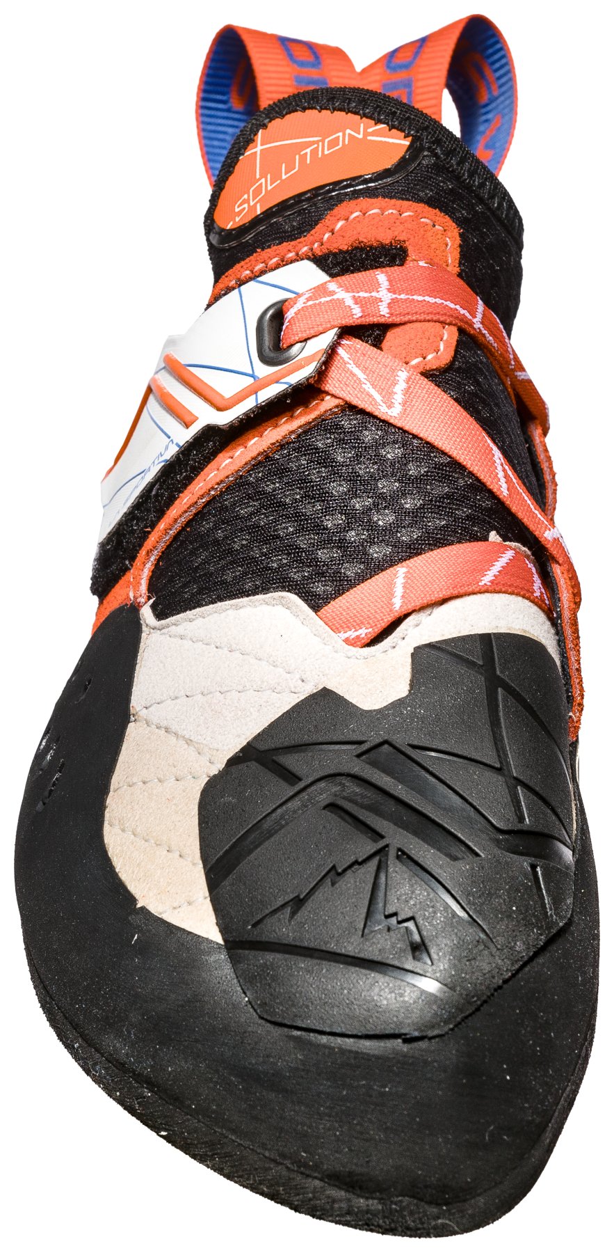 Solution Woman - wit/lelie oranje, dames klimschoenen