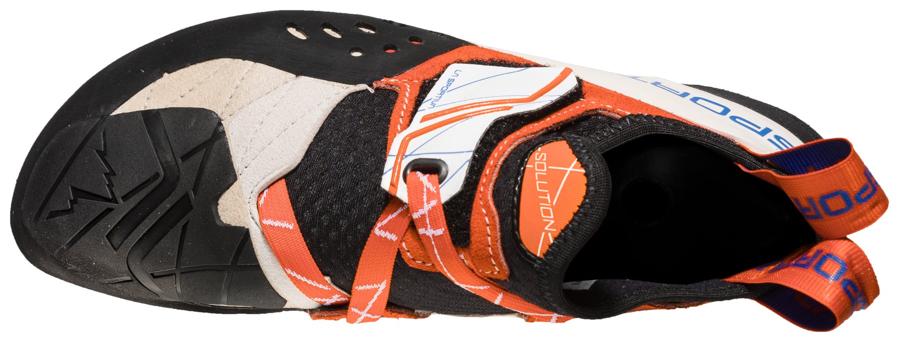 Solution Woman - wit/lelie oranje, dames klimschoenen
