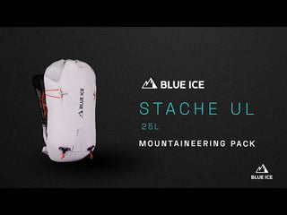 Load and play video in Gallery viewer, Stache UL (25L) - pearl blue, alpine expedition backpack