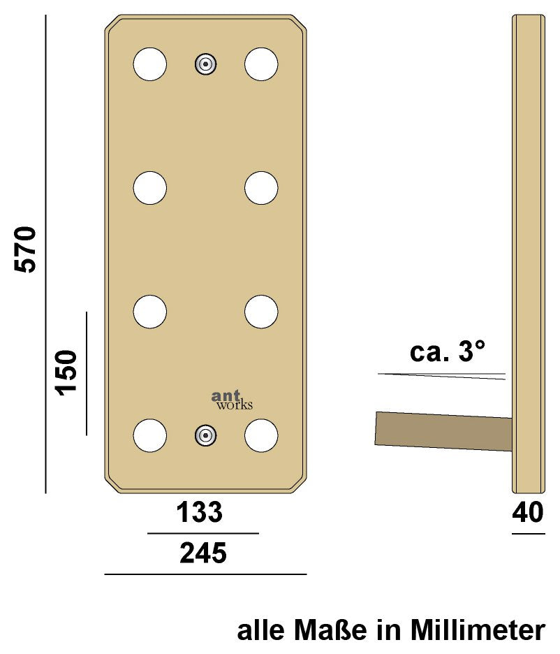 Ant Hill 24, pegboard