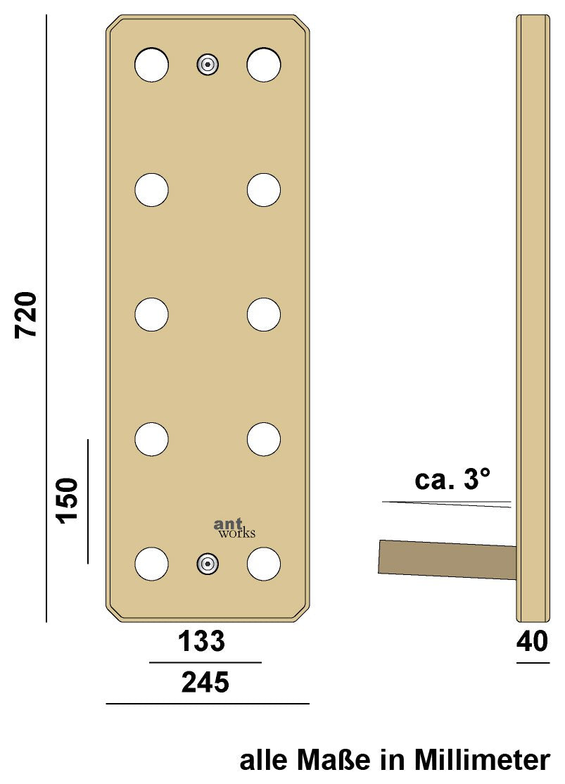 Ant Hill 25, pegboard