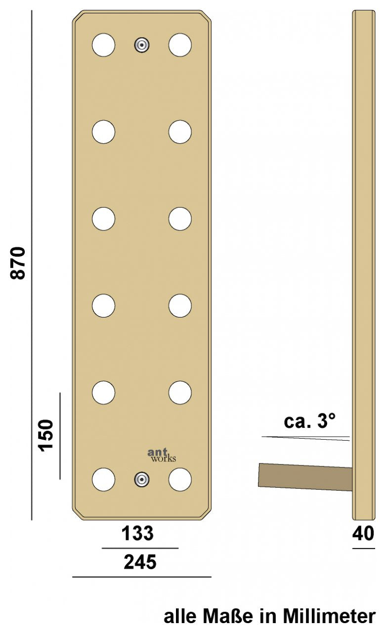 Ant Hill 26, pegboard