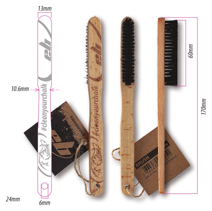 EB Brush, brosse a prises d'escalade