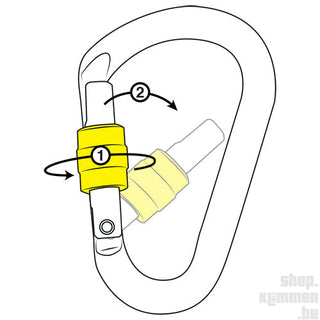 Charger l'image dans la galerie, Be Lock Screw, mousqueton HMS
