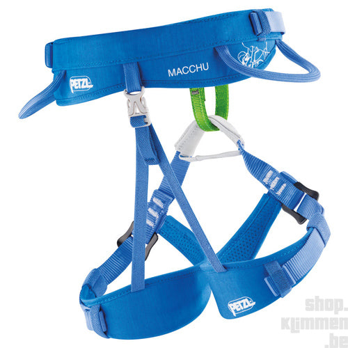Macchu - blue, kid's climbing harness