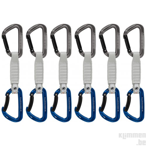 Workhorse keylock (12cm) - bleu, dégaine d'escalade - lot de 6