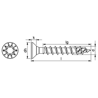 Load image into Gallery viewer, ASSY RW20 (4.5mm-40mm), countersunk head screws
