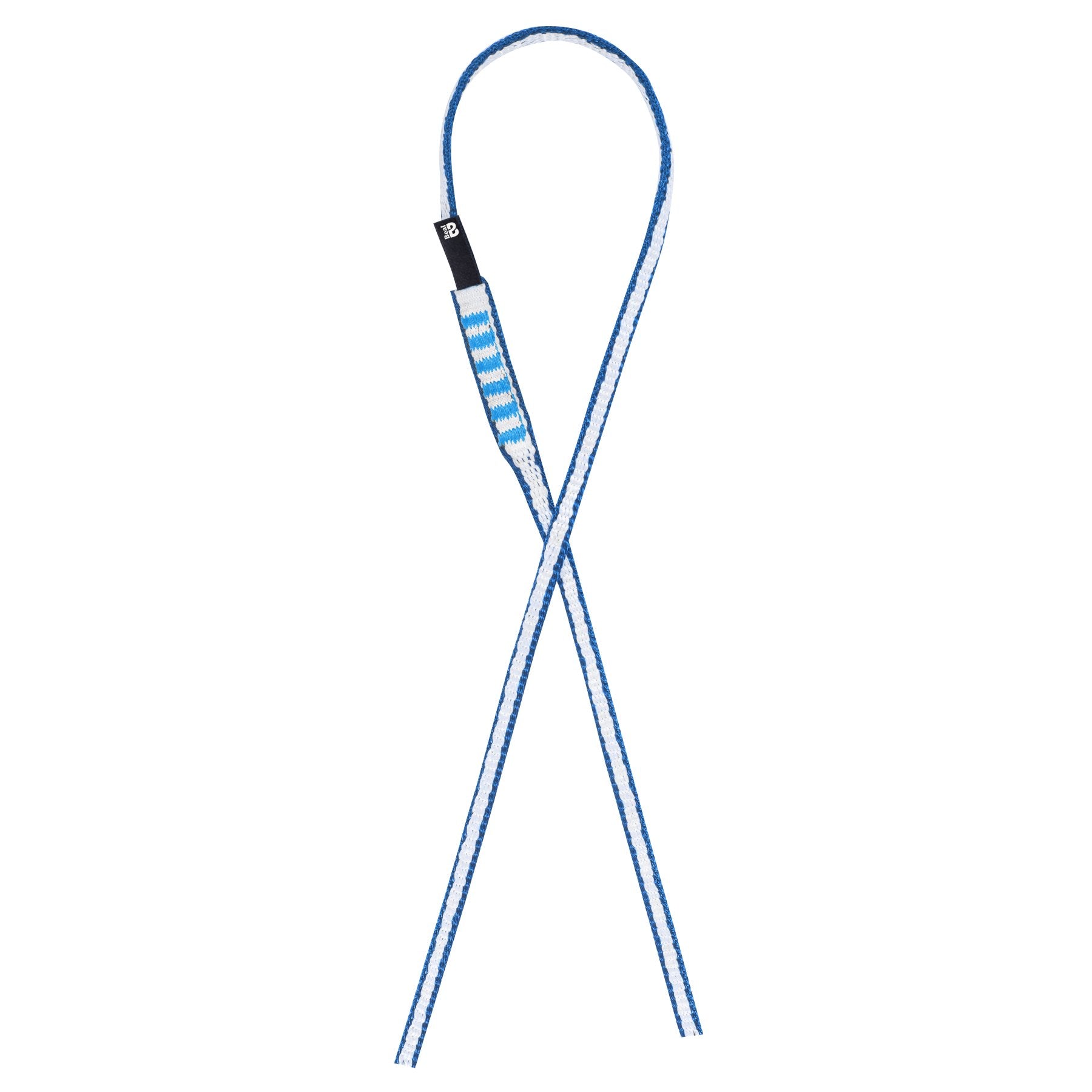 Airloop (6mm, 120cm) - blauw, lichtgewicht genaaide sling