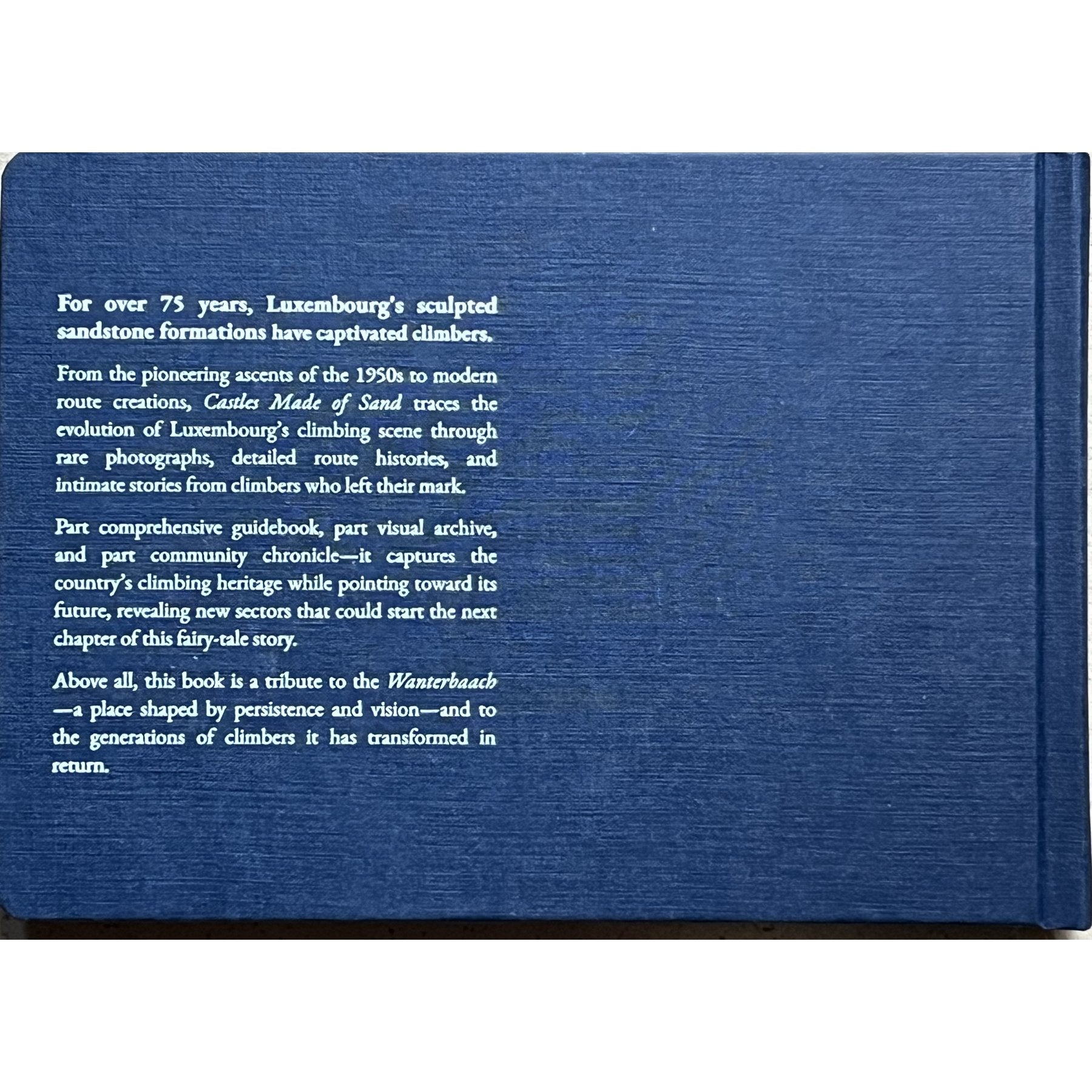 Castles Made of Sand (2025), topo-guide escalade