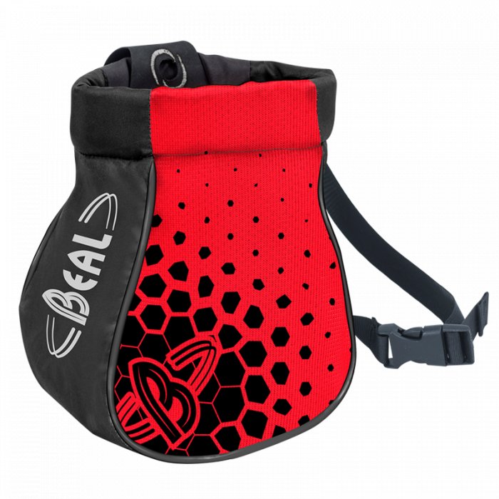 Cocoon Clic Clac - red, climbing chalk bag