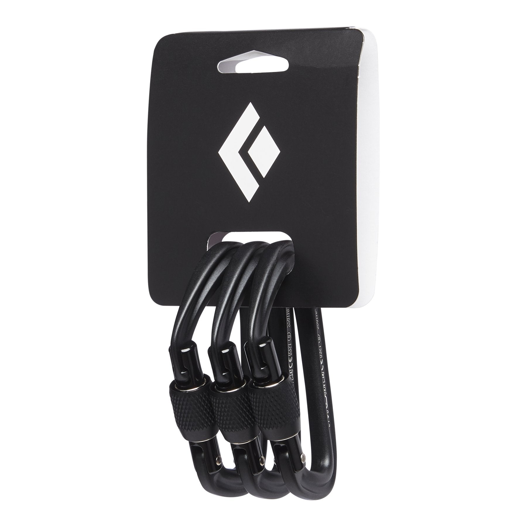 HotForge Screwgate - zwart, schroefkarabiner - 3-pack