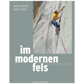 Load image into Gallery viewer, Im Moderner Fels (German), 100 legendary free climbing routes in the Alps, guidebook
