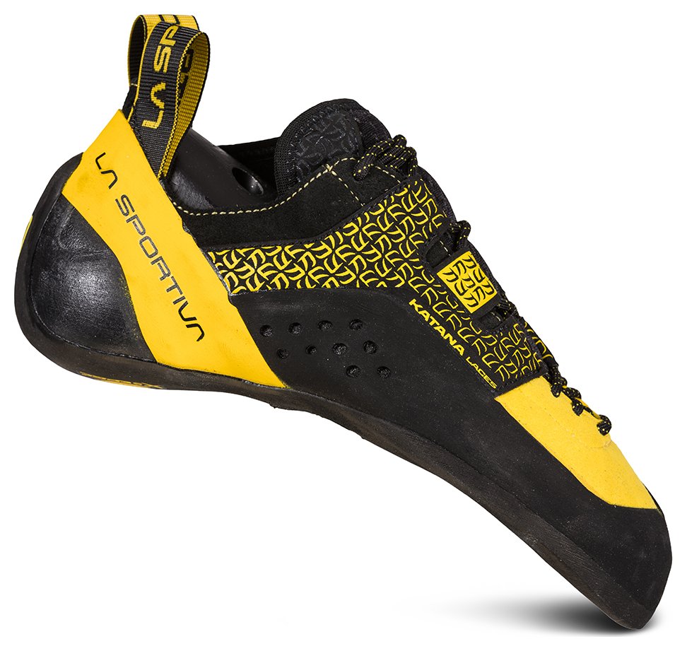 Katana Laces - yellow/black, men's climbing shoes