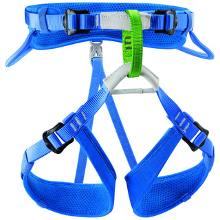 Load image into Gallery viewer, Macchu - blue, kid&#39;s climbing harness
