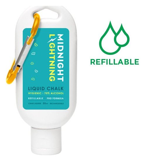 Refillable Liquid Chalk Bottle (50ml), magnésie liquide