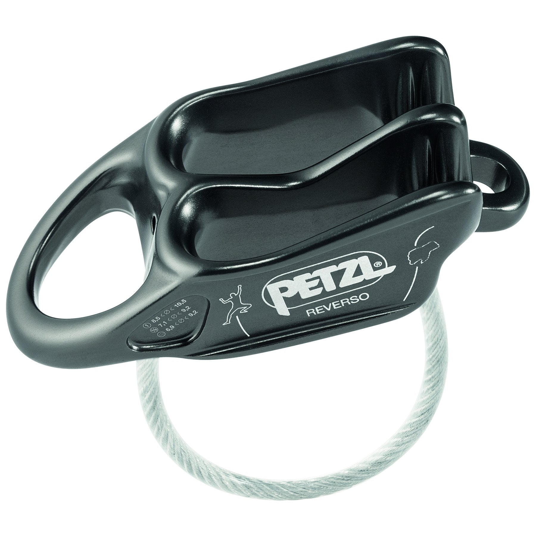 Reverso - grey, belay device