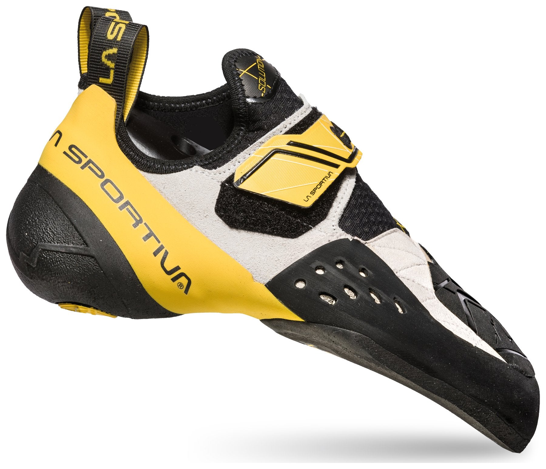 Solution men's - white/yellow, climbing shoes