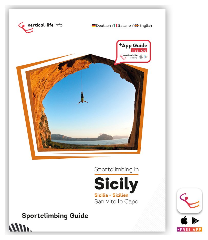 Sicily sport climbing (2013), topo-guide escalade