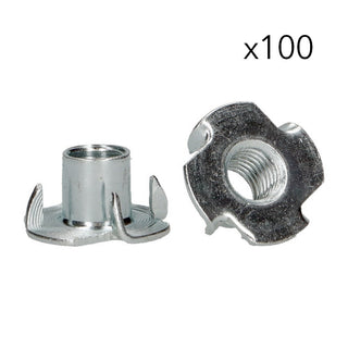 Load image into Gallery viewer, T-Nut, galvanized - 100 pack
