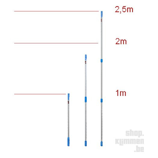 Triple Tube, brosse télescopique escalade
