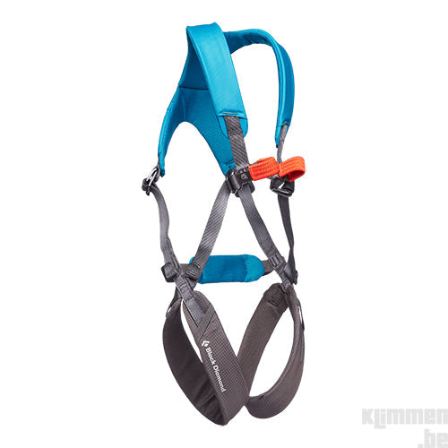 Momentum - azul, kid's full body climbing harness