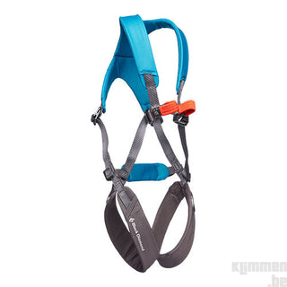 Load image into Gallery viewer, Momentum - azul, kid&#39;s full body climbing harness
