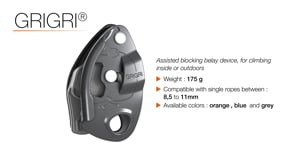 Load and play video in Gallery viewer, GRIGRI - blue, belay device by Petzl.
