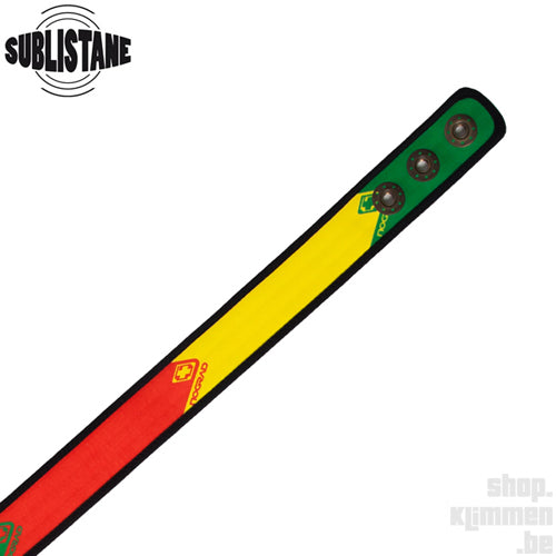 Aerobelt Jamaican - groen/rood/geel, riem