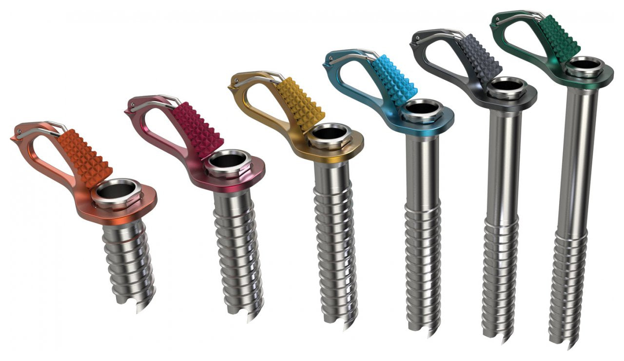 Aero, steel ice screw