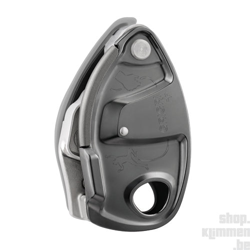 GriGri+ - gray, belay device with anti-panic handle