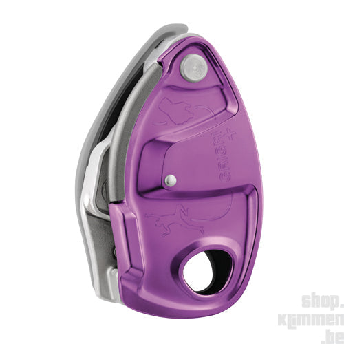 GriGri+ - violet, belay device with anti-panic handle