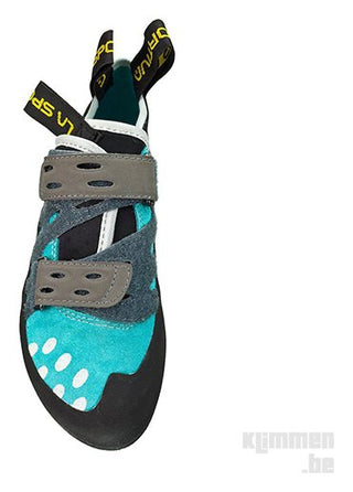 Load image into Gallery viewer, Tarantula Woman - turquoise, women&#39;s climbing shoes

