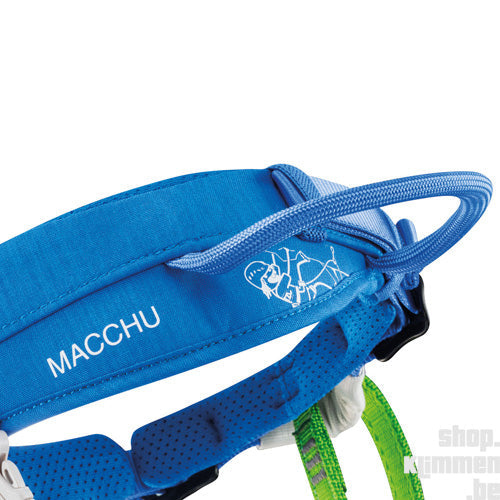 Macchu - blue, kid's climbing harness