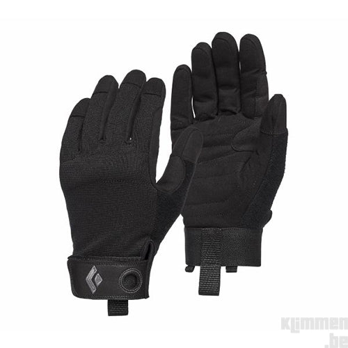 Crag Gloves - noir, gants d'assurage escalade